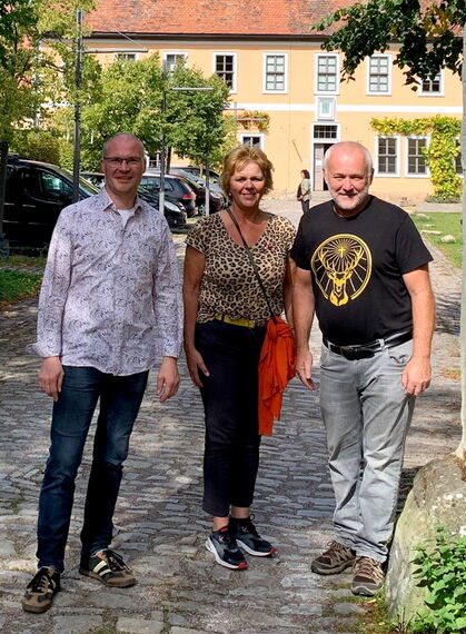 Exkursion 2025 der FBG Kitzingen w.V. - Dieter Lenzer, Gerlinde Stier und Dieter Rammensee - nach Erfurt Thüringen